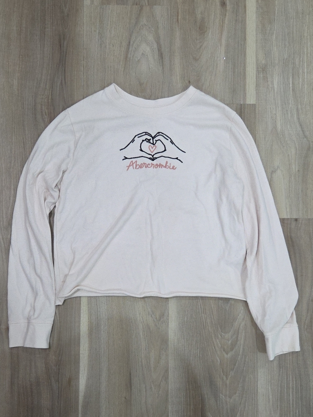 •Abercrombie• Little Girls Cropped Long Sleeve Tee